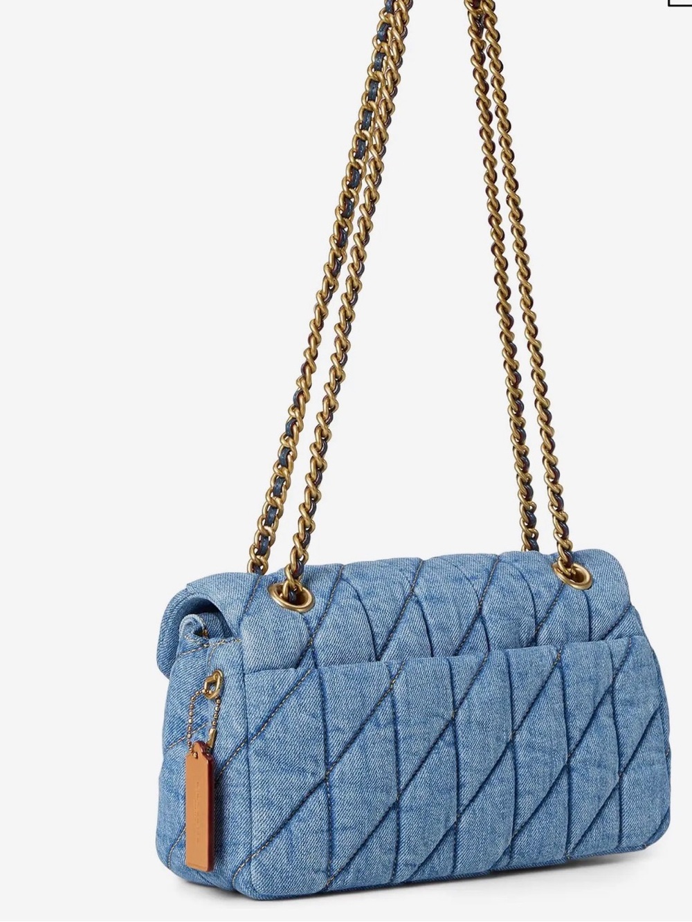 NWT Coach Denim Tabby Shoulder Bag 26 With Quilting - Picture 2 of 10
